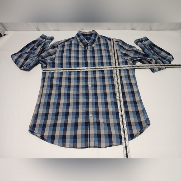 J.Crew  Men's Cotton Longsleeve Plaid Button Down Shirt. Size L - Picture 2 of 8